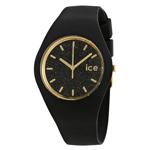 Ice Watch - Black Silicone Glitter Watch