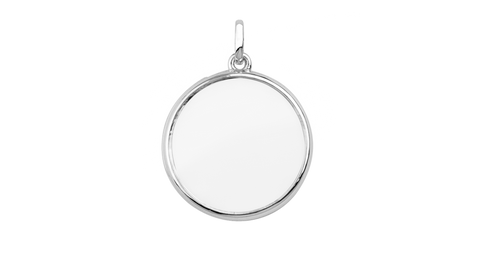STOW Locket - Silver, Large (26mm)