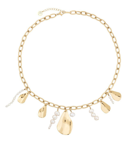 Edblad - Oyster Pearl Necklace Gold