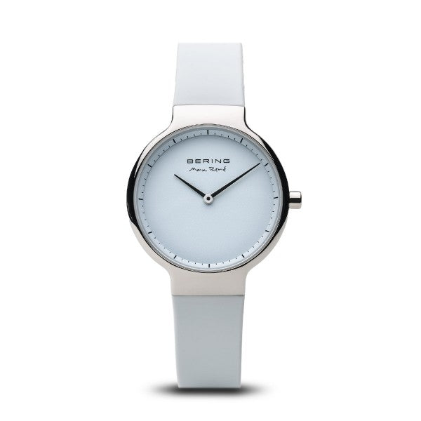 Bering Max René / Polished Silver / White (31mm) / 15531-904
