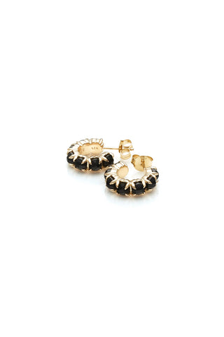 Stolen Girlfriends Club - Halo Cluster Earrings Gold Plated
