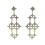 Lindi Kingi North Star Earrings - Gold Plate