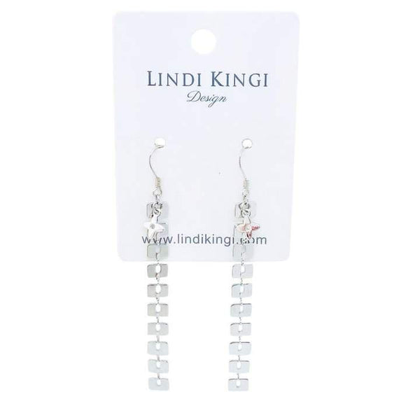 Lindi Kingi Summer Drop Earrings – Silver Plate