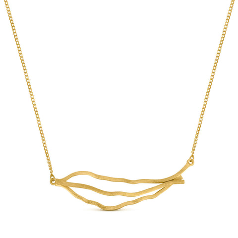 Joidart - Curve Necklace Golden