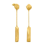 Joidart - Facet Golden Earrings