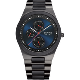 Bering Gents Titanium Ceramic Bezel Blue Dial Watch 32339-788