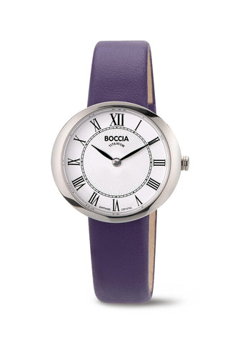 Boccia - Titanium Watch with Purple Strap