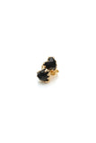 Stolen Girlfriends Club - Love Claw Earrings Onyx Gold Plated