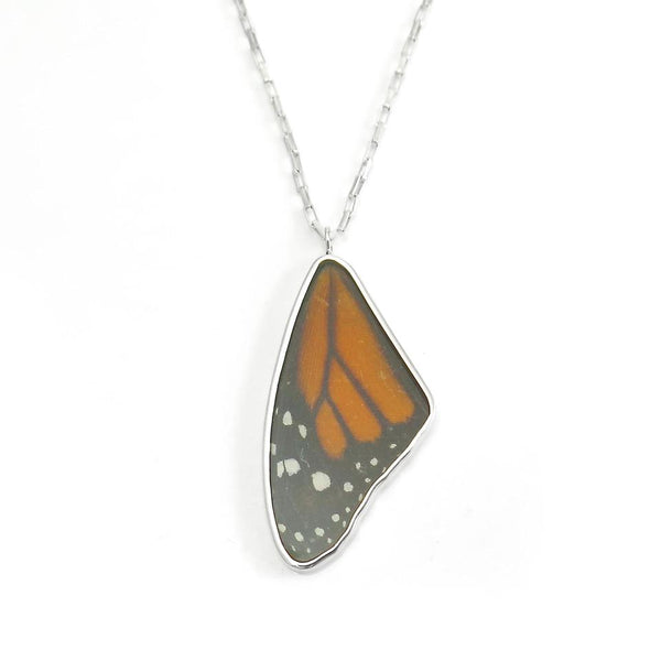 Nick Von K Monarch Butterfly Wing Pendant