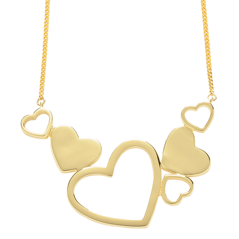 Karen Walker Exploding Heart Necklace - 9ct Gold