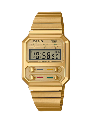 Casio - Vintago 100A Gold Watch