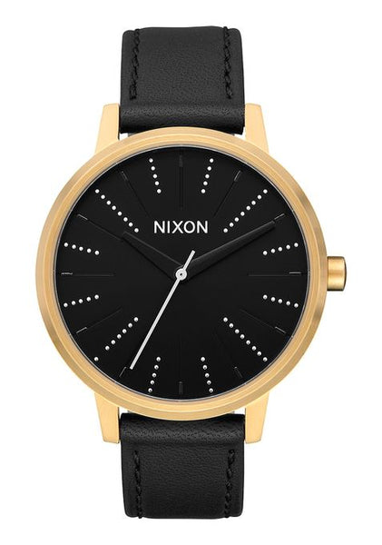 Nixon Kensington Leather - Gold / Black / Silver
