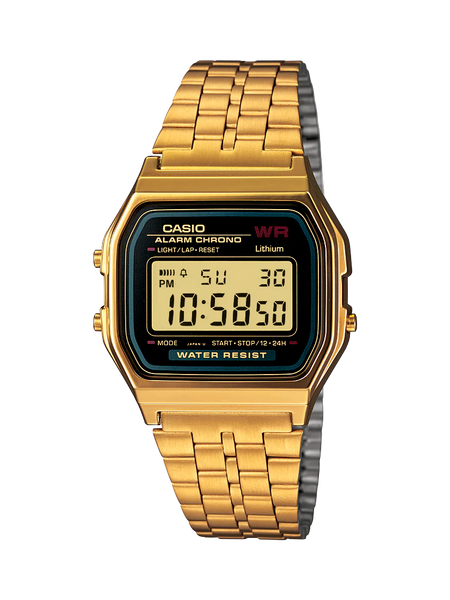 Casio - Digital Vintage Watch Black/Gold