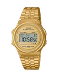 Casio - Vintage Digital Round Gold Watch