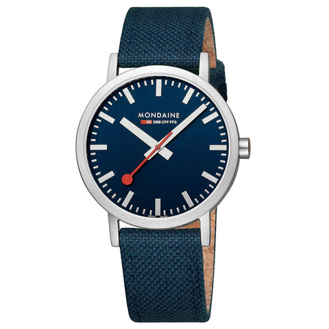 Mondaine - Classic 40mm Deepest Blue Watch