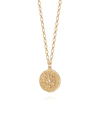Daisy London - Artisan Woven Necklace - Gold Plated
