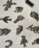 Meadowlark - Key Charm Necklace Gold Plate