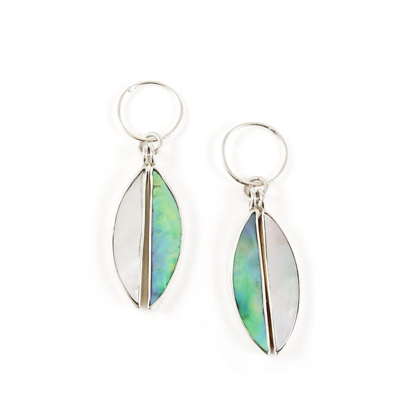 Nick Von K Antipodes Earrings Mother of Pearl / Paua