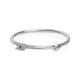 Boh Runga - Arrow Ring Sterling Silver - Size K
