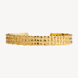 Najo - Weave Cuff 60mm Gold Plated