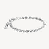 Najo - Twine Silver Chain Bracelet 20cm