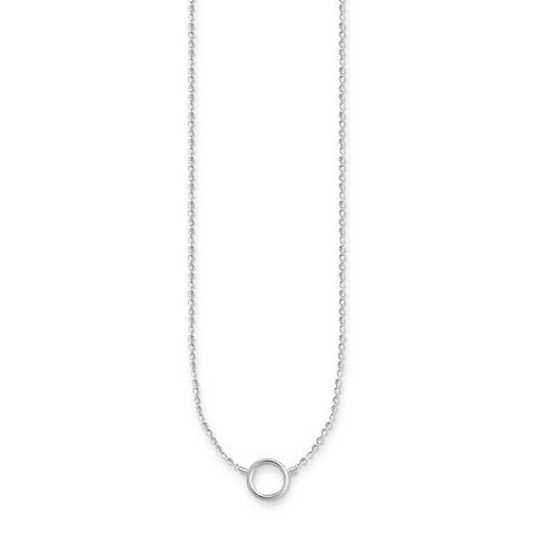 Thomas Sabo Charm Club Silver Fine Necklace - 40/42.5/45cm