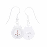 Anchor Sterling Silver Declaration Earrings "Hope"