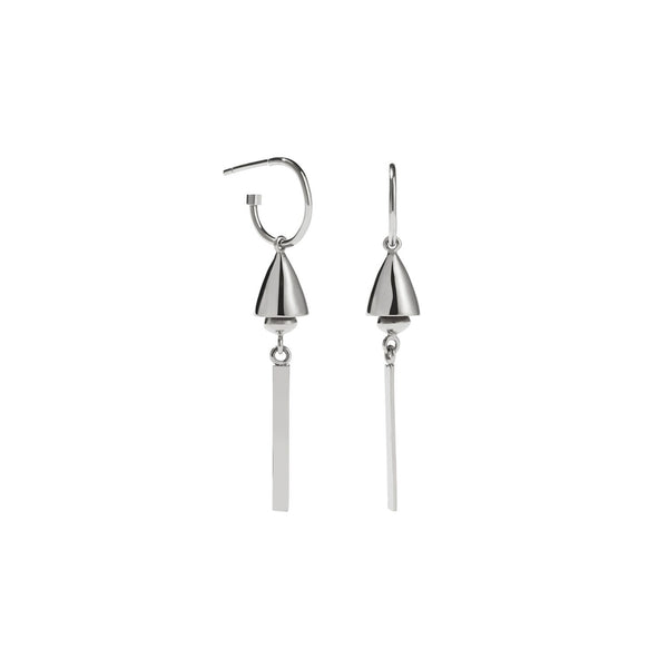 Meadowlark - Thea Bell Endless Pair Hoop Earrings Sterling Silver