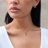 Najo - Roma Yellow Gold Stud Earrings