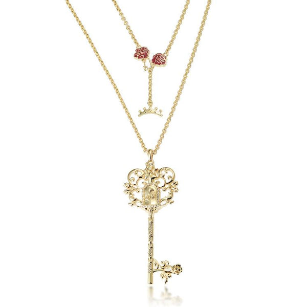 Couture Kingdom Disney Princess Beauty and the Beast Key Necklace