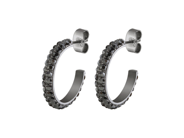 Dyrberg/Kern - Hosta GM Hematite Earrings