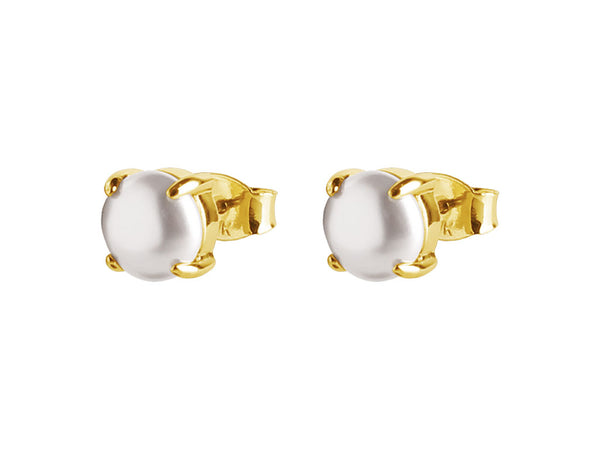Dyrberg/Kern - Mitzi SG White Pearl Earrings