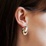 Najo - Tumble Earring - Silver/Gold