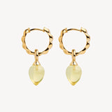 Najo - Dew Drop Yellow Gold Earrings