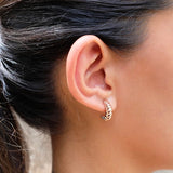 Najo - Cafe Rose Gold Stud Earring