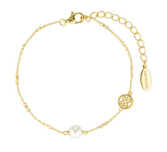 Georgini - Globe Pearl Bracelet Gold