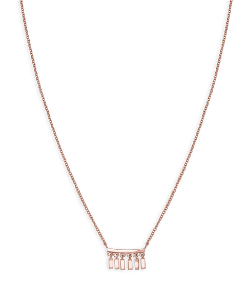 Rosefield - Iggy Multi Drop Necklace Rose Gold