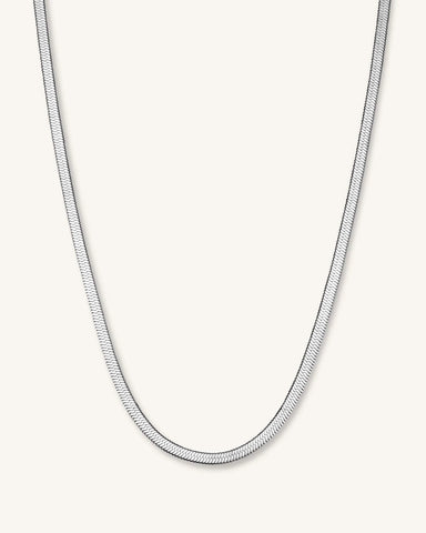 Rosefield - Snake Necklace Silver