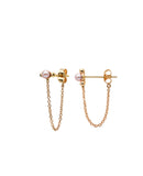 Karen Walker Vermeer Earrings - 9ct Gold, Pearl