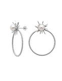 Karen Walker Forbidden Stud & Hoop Earrings - Silver, Pearl