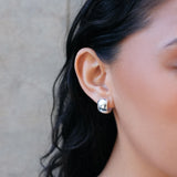 Najo - Large Huggie Earring - Sterling Silver