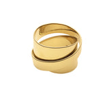 Dyrberg/Kern Louie Shiny Gold Ring - Size 3