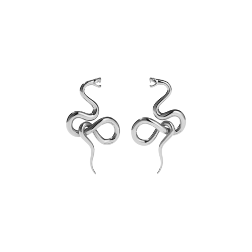 Meadowlark Medusa Earrings Medium - Sterling Silver