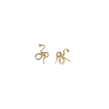 Meadowlark Medusa Stud Earrings - Gold Plated