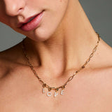 Rosefield - Oval Necklace Gold