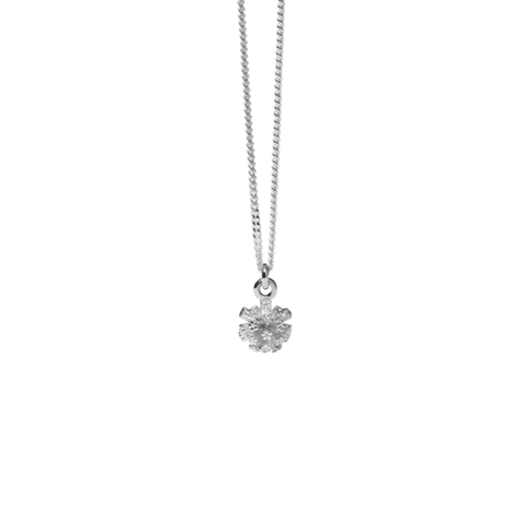Meadowlark Pom Pom Charm Necklace - Sterling Silver