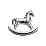 STOW Rocking Horse (Adored) Charm - Sterling Silver