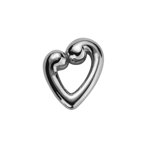 STOW Koru Heart (Compassion & Love) Charm - Sterling Silver