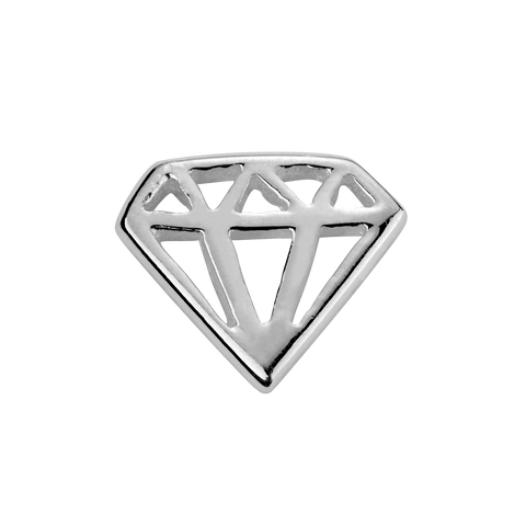 STOW Diamond (Exquisite) Charm - Sterling Silver