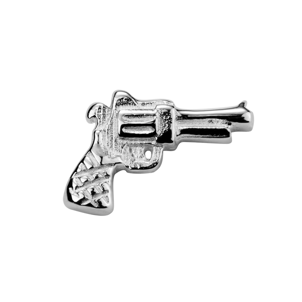 STOW Revolver (Bold) Charm - Sterling Silver